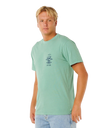 The Rip Curl Mens Search Icon T-Shirt in Aloe
