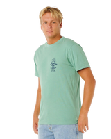 The Rip Curl Mens Search Icon T-Shirt in Aloe