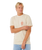 The Rip Curl Mens Search Icon T-Shirt in Vintage White