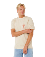 The Rip Curl Mens Search Icon T-Shirt in Vintage White