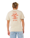 The Rip Curl Mens Search Icon T-Shirt in Vintage White