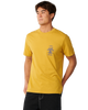 Search Icon T-Shirt in Mustard Gold