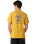 Search Icon T-Shirt in Mustard Gold