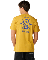 Search Icon T-Shirt in Mustard Gold