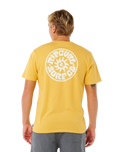 Pacific Rinse Circle T-Shirt in Ochre