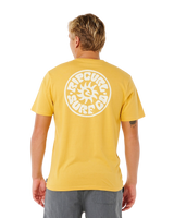 Pacific Rinse Circle T-Shirt in Ochre