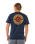 Pacific Rinse Circle T-Shirt in Dark Navy