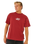 The Rip Curl Mens Inner Vision Spray T-Shirt in Merlot
