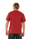 The Rip Curl Mens Inner Vision Spray T-Shirt in Merlot