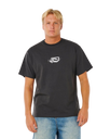 The Rip Curl Mens Inner Vision Spray T-Shirt in Washed Black