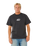 The Rip Curl Mens Inner Vision Spray T-Shirt in Washed Black