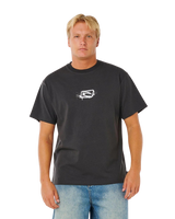 The Rip Curl Mens Inner Vision Spray T-Shirt in Washed Black