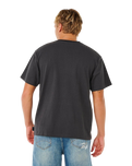 The Rip Curl Mens Inner Vision Spray T-Shirt in Washed Black