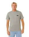 Easy Embroid T-Shirt in Grey Marle