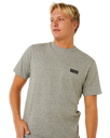 Easy Embroid T-Shirt in Grey Marle