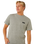 Easy Embroid T-Shirt in Grey Marle
