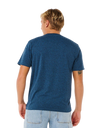 The Rip Curl Mens Easy Embroid T-Shirt in Navy Marle