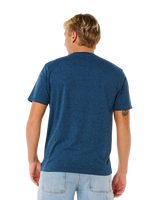 The Rip Curl Mens Easy Embroid T-Shirt in Navy Marle