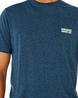 The Rip Curl Mens Easy Embroid T-Shirt in Navy Marle