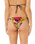 Carioca Revo Tie Side Cheeky Bikini Bottoms in Bloom