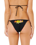 Carioca Revo Tie Side Cheeky Bikini Bottoms in Bloom