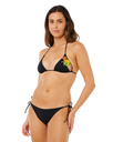 Carioca Revo Tie Side Cheeky Bikini Bottoms in Bloom