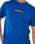 The Rip Curl Mens Inner Visions Blast Over T-Shirt in Electric Cobalt