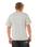 The Rip Curl Mens Inner Visions Blast Over T-Shirt in Grey Marle