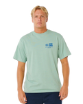 The Rip Curl Mens Pacific Rinse Glass Off T-Shirt in Aloe