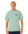 The Rip Curl Mens Pacific Rinse Glass Off T-Shirt in Aloe