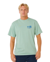 The Rip Curl Mens Pacific Rinse Glass Off T-Shirt in Aloe