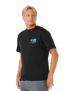 The Rip Curl Mens Pacific Rinse Glass Off T-Shirt in Black