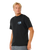 The Rip Curl Mens Pacific Rinse Glass Off T-Shirt in Black