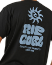 The Rip Curl Mens Pacific Rinse Glass Off T-Shirt in Black