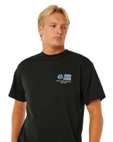 The Rip Curl Mens Pacific Rinse Glass Off T-Shirt in Black