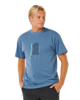 The Rip Curl Mens Search Sundial T-Shirt in Bluefin