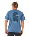The Rip Curl Mens Search Sundial T-Shirt in Bluefin