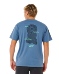 The Rip Curl Mens Search Sundial T-Shirt in Bluefin