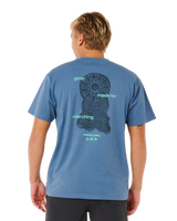 The Rip Curl Mens Search Sundial T-Shirt in Bluefin