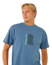 The Rip Curl Mens Search Sundial T-Shirt in Bluefin