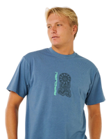 The Rip Curl Mens Search Sundial T-Shirt in Bluefin