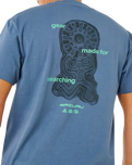 The Rip Curl Mens Search Sundial T-Shirt in Bluefin