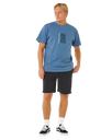 The Rip Curl Mens Search Sundial T-Shirt in Bluefin