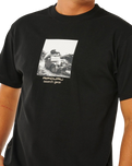 The Rip Curl Mens Search Rig T-Shirt in Black