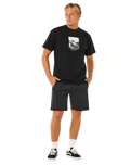 The Rip Curl Mens Search Rig T-Shirt in Black
