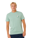 The Rip Curl Mens Pacific Rinse Stacked T-Shirt in Aloe