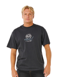 Inner Visions Rotten Sun T-Shirt in Washed Black