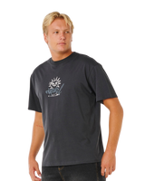 Inner Visions Rotten Sun T-Shirt in Washed Black