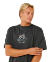Inner Visions Rotten Sun T-Shirt in Washed Black