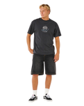 Inner Visions Rotten Sun T-Shirt in Washed Black